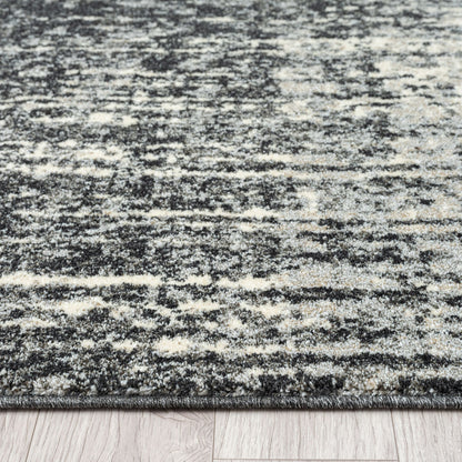 Astor 482 Ebony In Black : Runner Rug