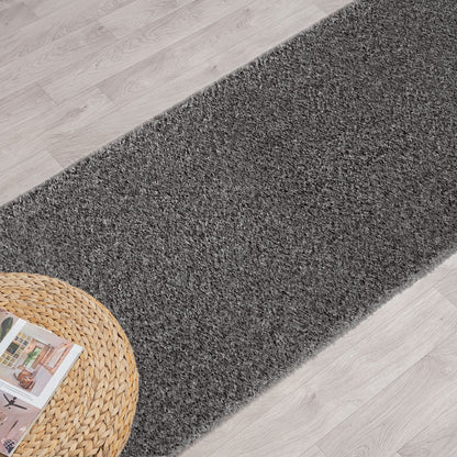 Fleecy 395 In Ash : Runner Rug