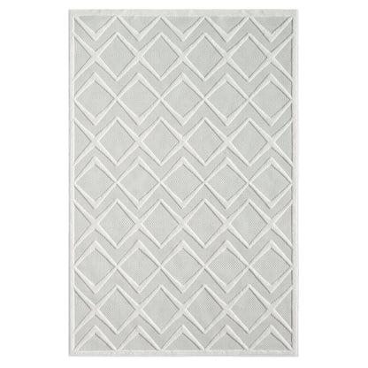 Calm 417 Pearl In White Rug