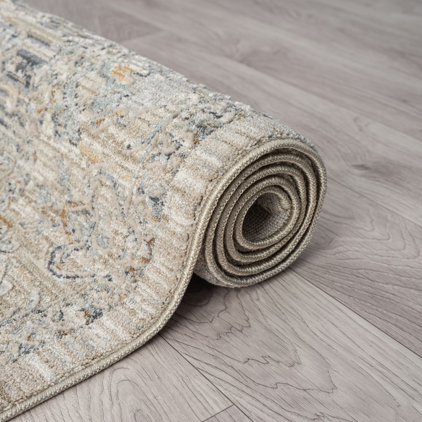 Aubrey 6753 Taupe Runner Rug