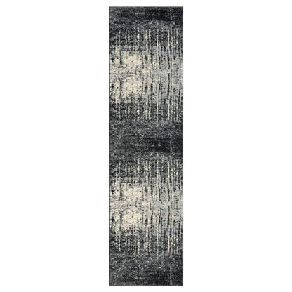 Astor 482 Ebony In Black : Runner Rug