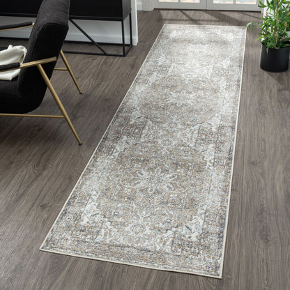 Easy 361 Earth In Grey: Runner Rug