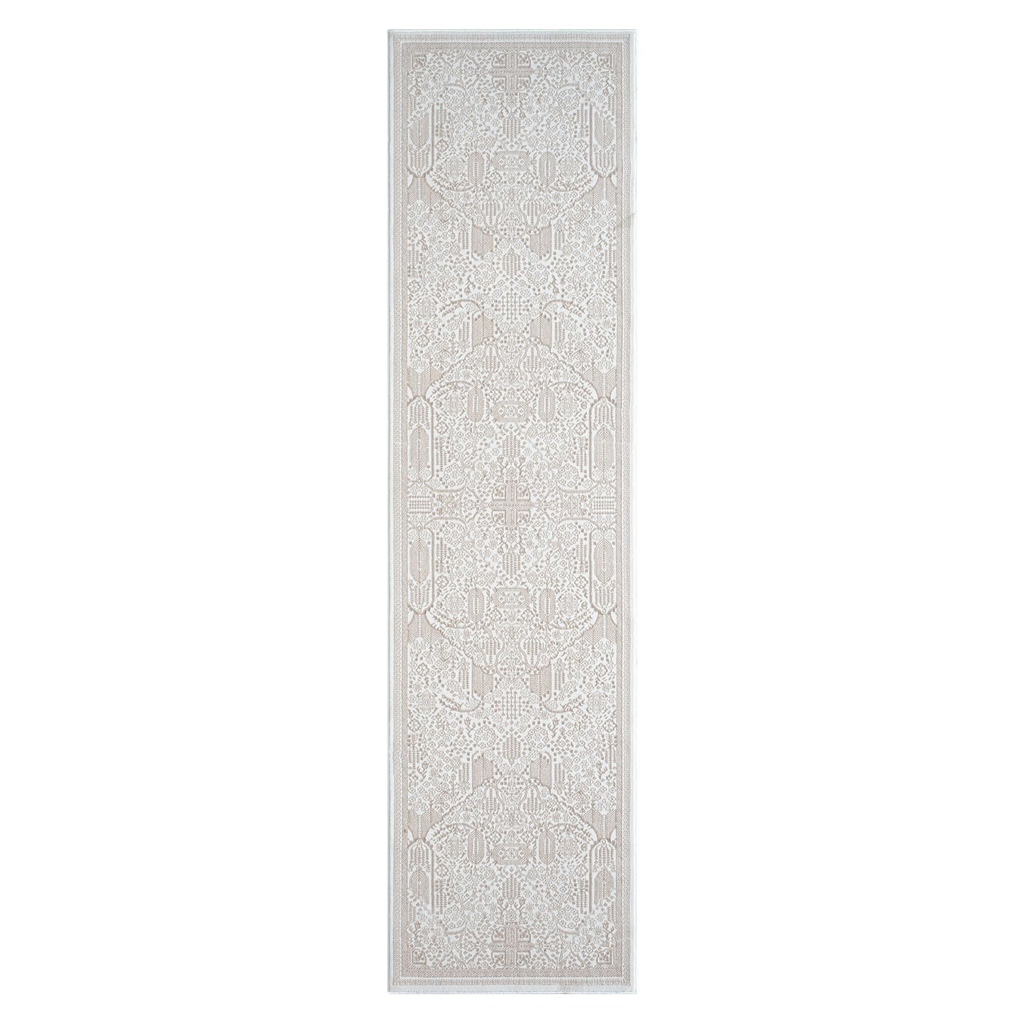 Fable 472 Sand In Ivory : Runner Rug