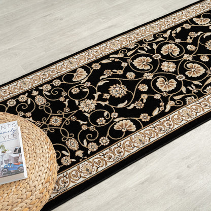 Estate 512 In Black : Runner Rug