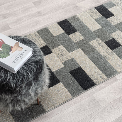 Astor 484 Slate In Grey : Runner Rug