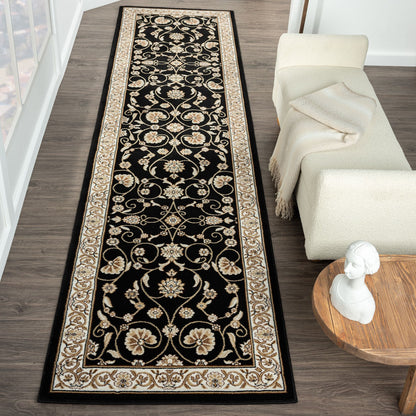 Estate 512 In Black : Runner Rug